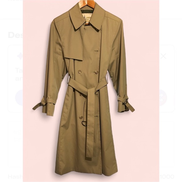 London Fog Jackets & Blazers - London Fog Tan Trench Coat